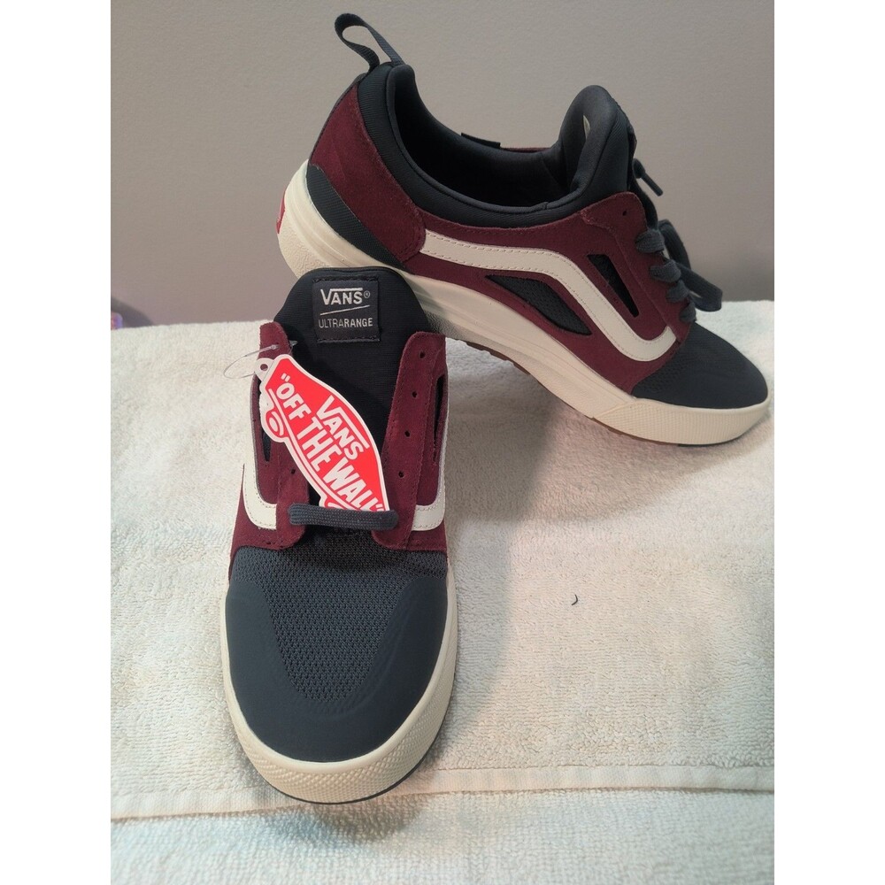 VANS Ultrarange 3d Port Ebony Maroon Gray Sneakers NWT Rare MEN 11